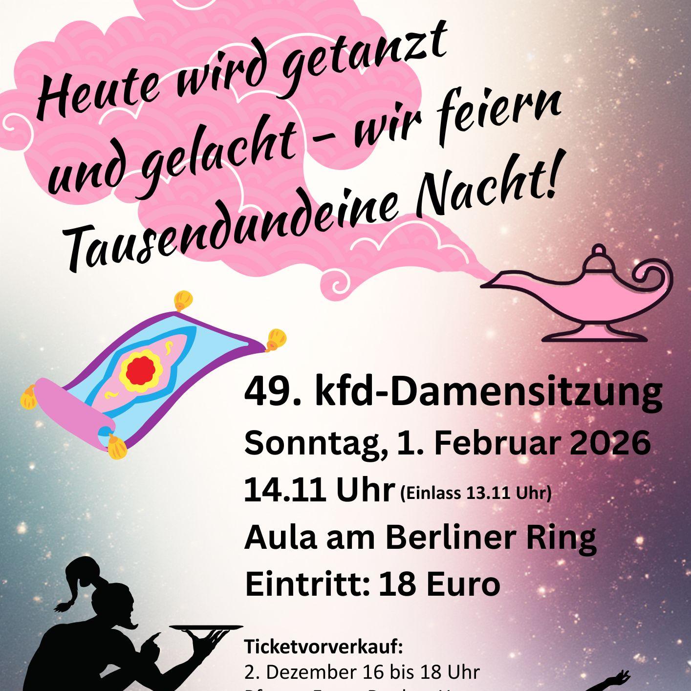 Resttickets per E-Mail damensitzung@kkmonheim.de