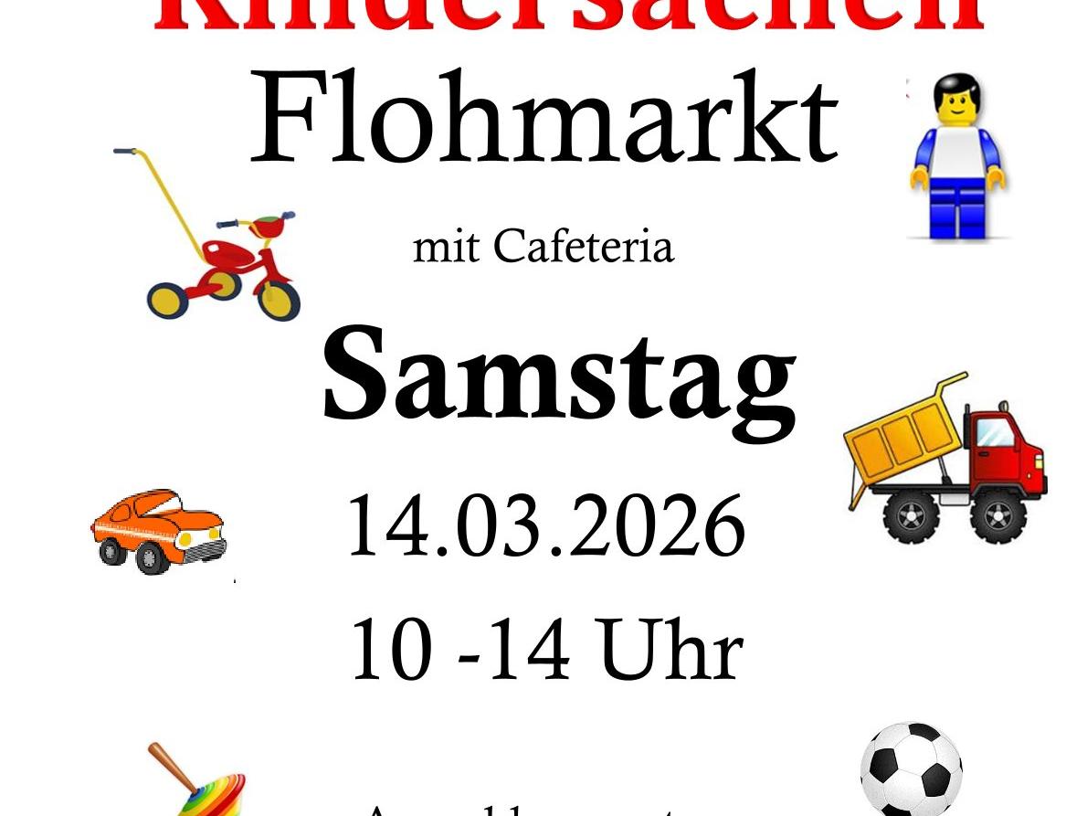 Kindersachenflohmarkt 16.3.2026 Schaukasten-1