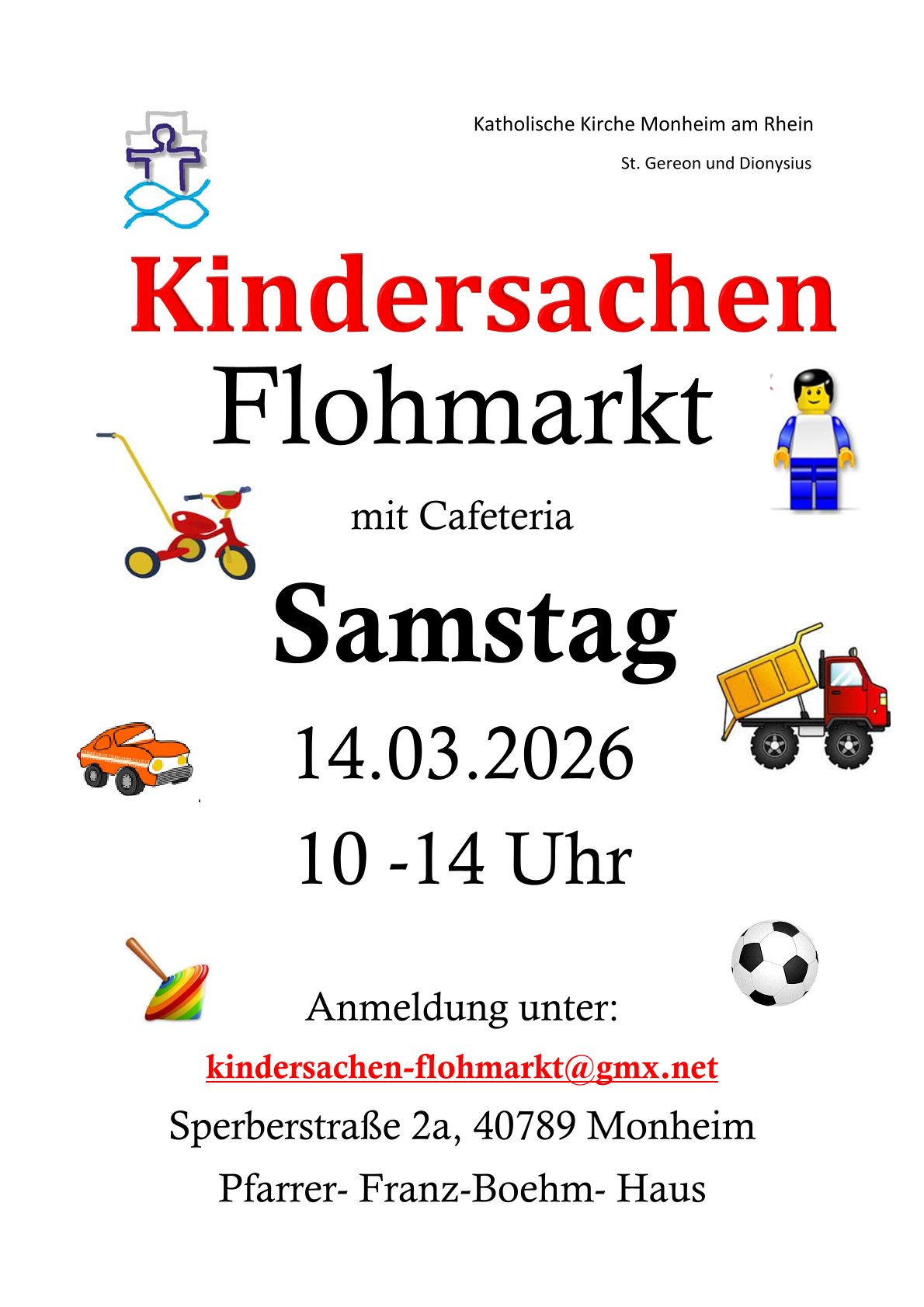Kindersachenflohmarkt 16.3.2026 Schaukasten-1